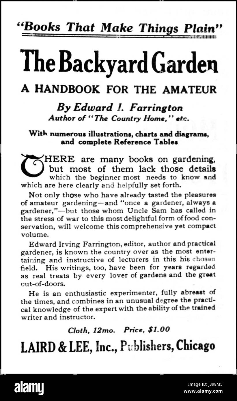 CLOOC D339 the backyard garden Stock Photo Alamy