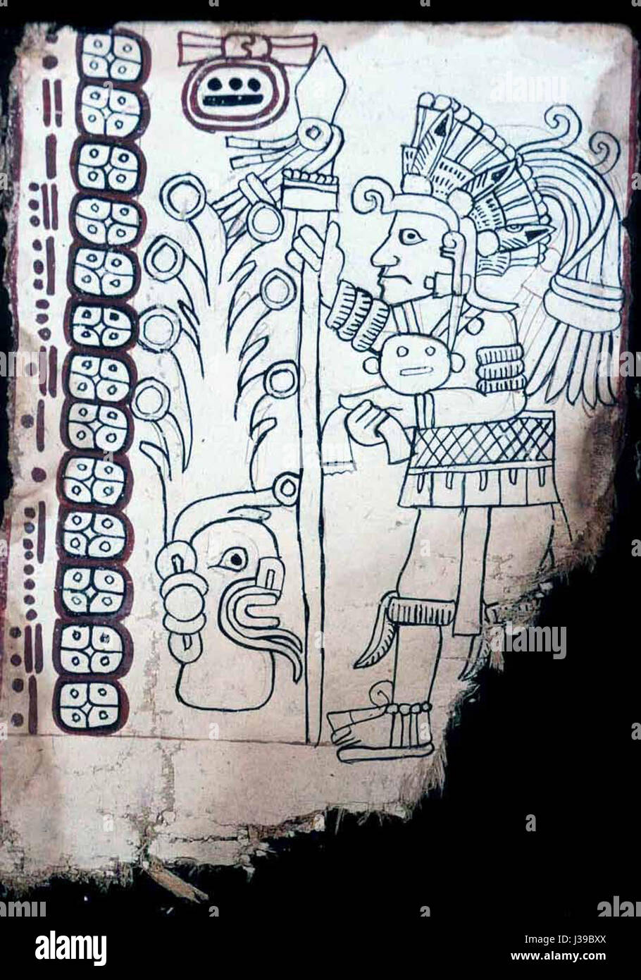 Codex Grolier, page 2 Stock Photo Alamy