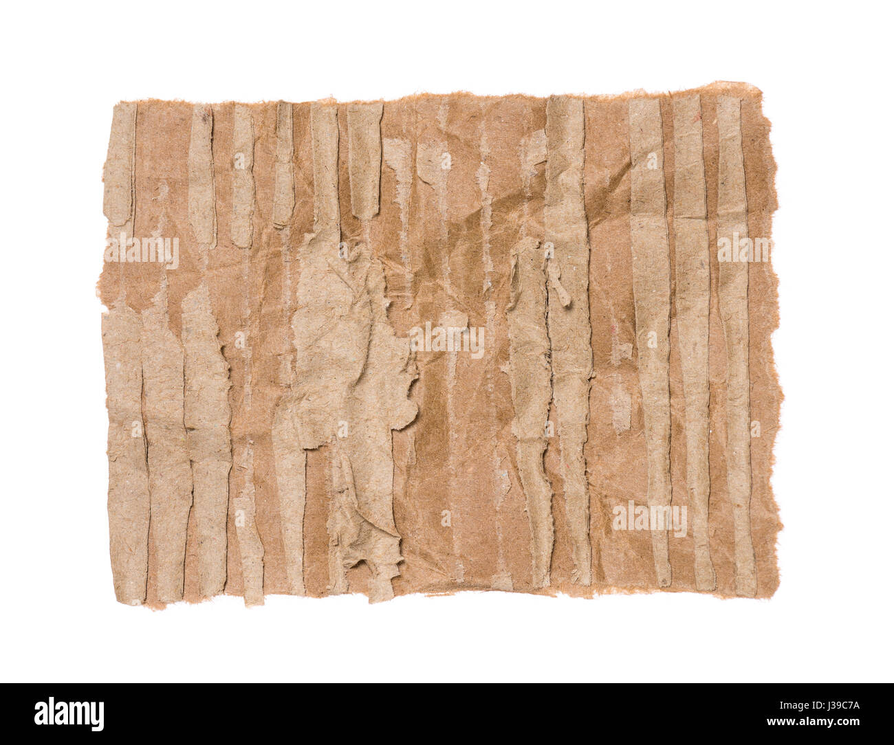 Piece of corrugated cardboard Stock Photo - Alamy