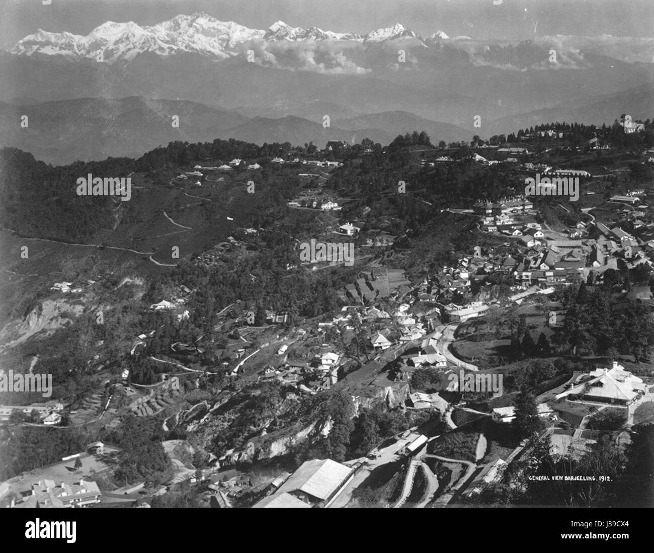 Darjeeling, general view Stock Photo