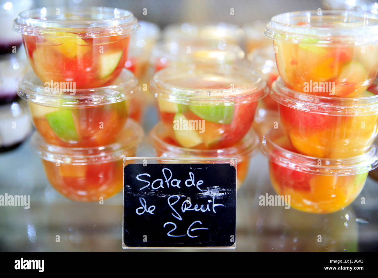 Restaurant. buffet. fruits. Stock Photo