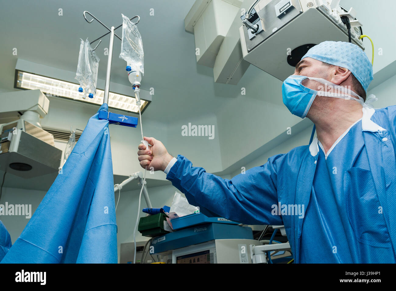 GYNECOLOGICAL SURGERY Stock Photo