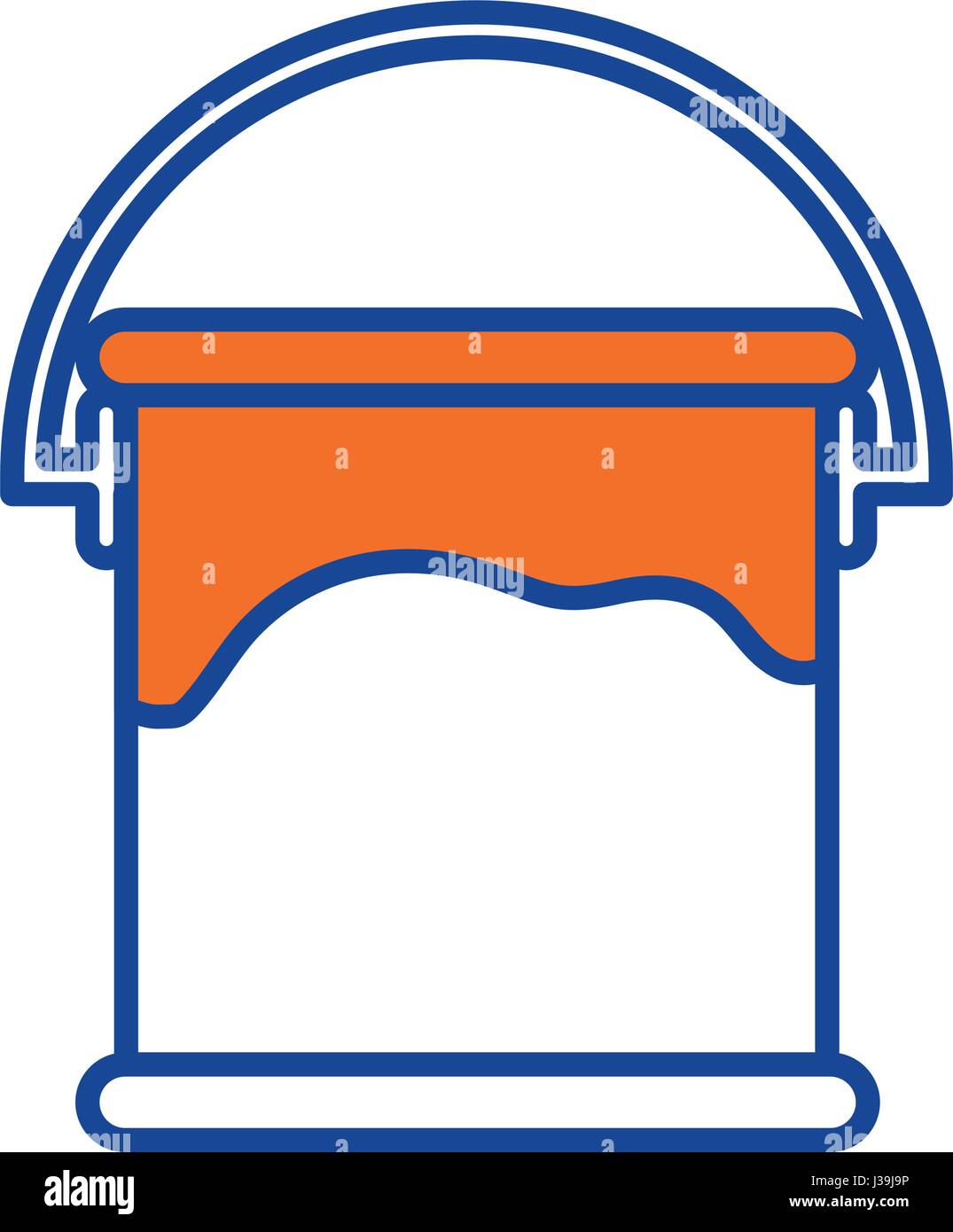 Paint bucket isolated Stock Vector Image & Art Alamy