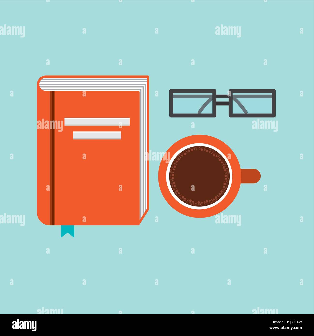 education set flat icons Stock Vector Image & Art - Alamy