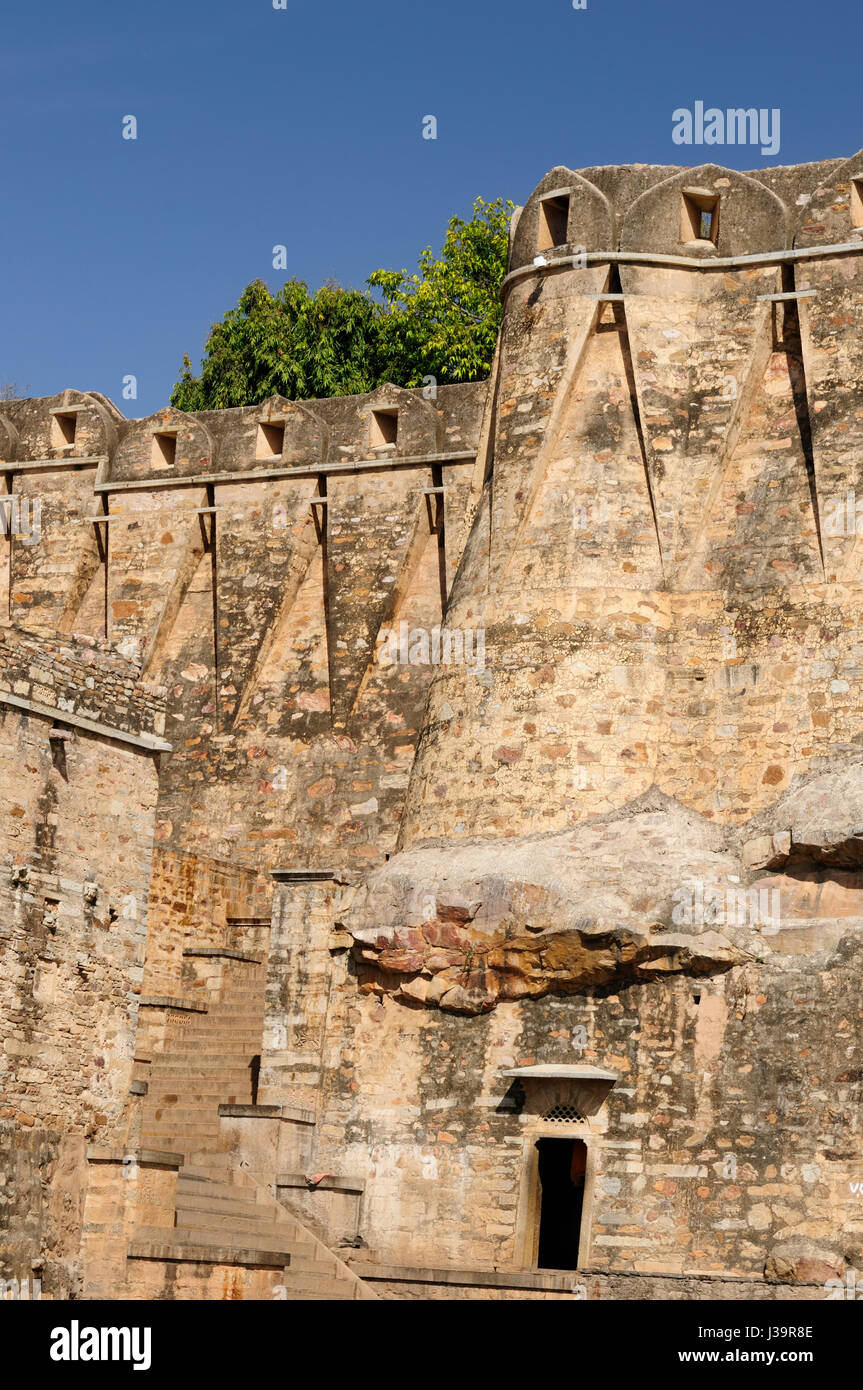 Beautifoul Fort Chittor in  Chittorgarh, India. Rajasthan. Wall Stock Photo