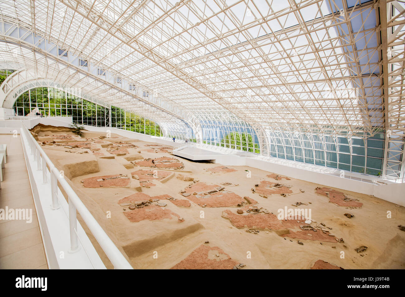 lepenski-vir-serbia-april-14-2017-mesolithic-archaeological-site