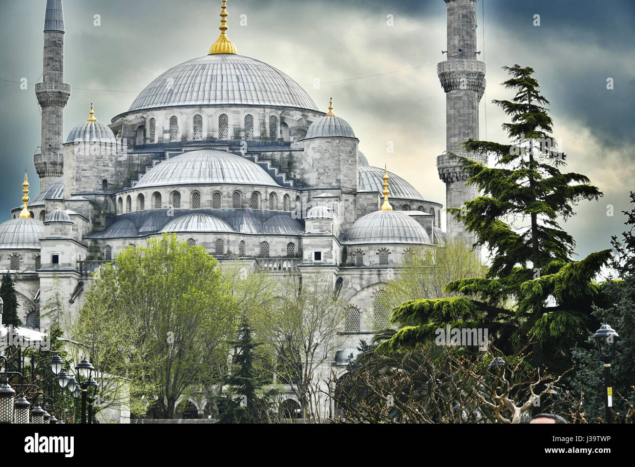 Sultan Ahmed Mosque or Blue Mosque in Istanbul, Turkey Stock Photo - Alamy