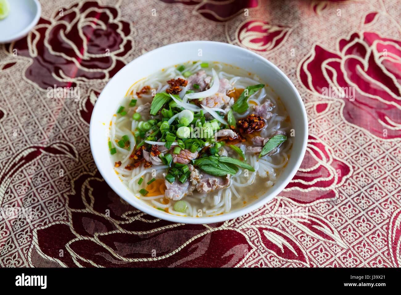 Pho soup, typical vietnamese noodle soup with beef Stock Photo - Alamy