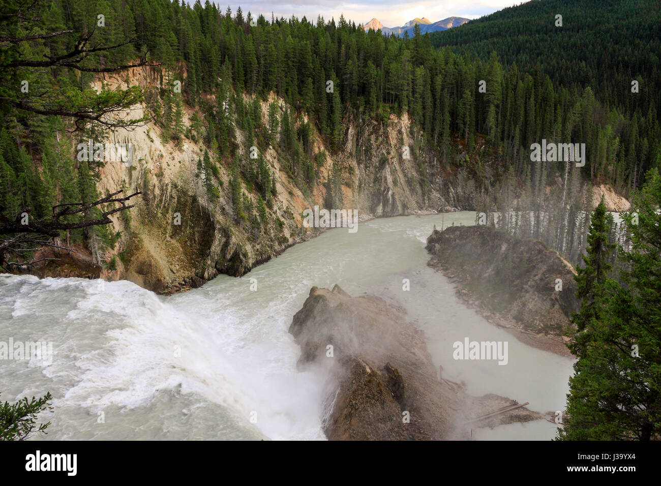 Wapta falls, Yoho National Park, Canada Stock Photo