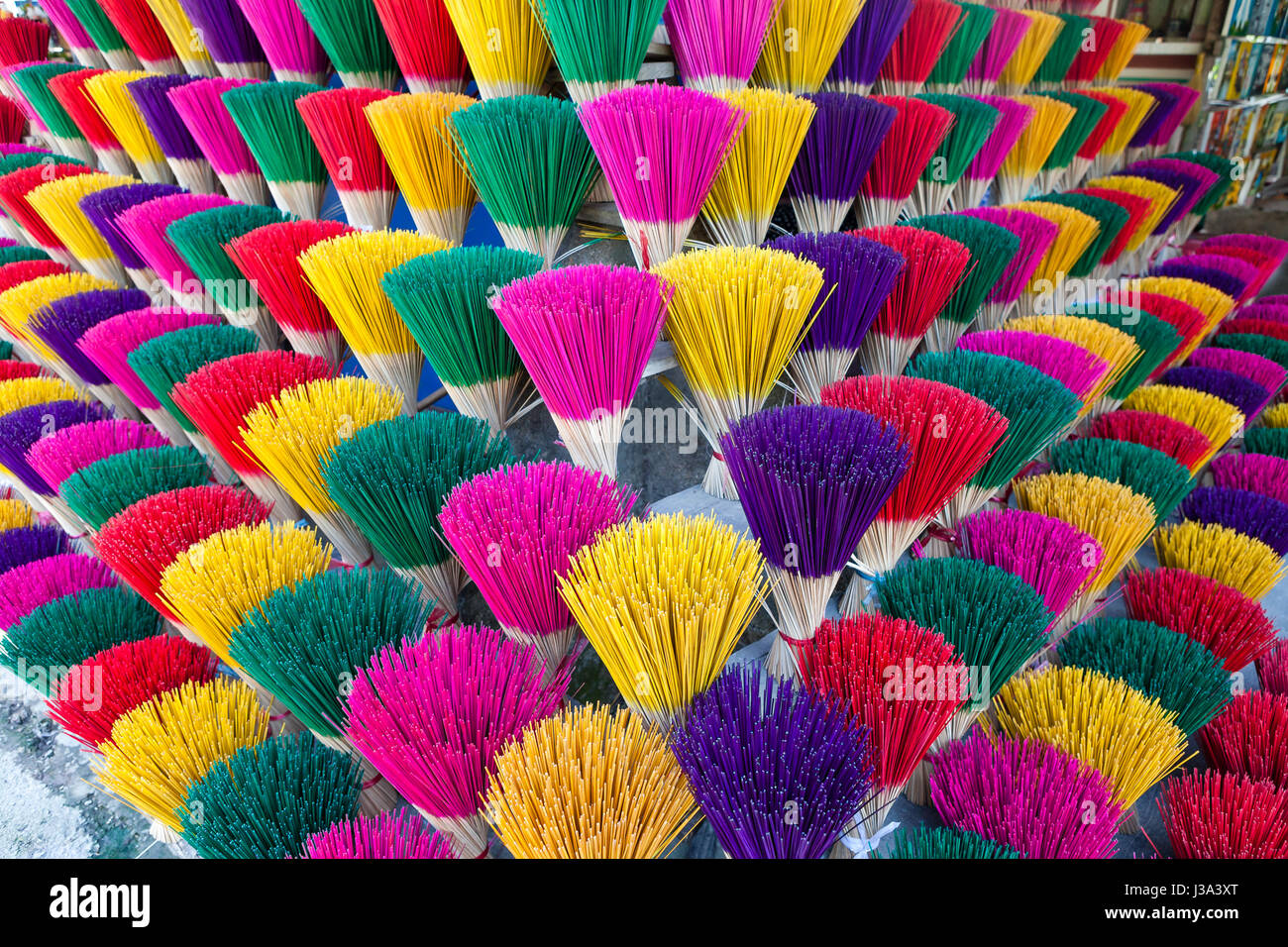 Color sticks ready for production incense sticks, local factory near