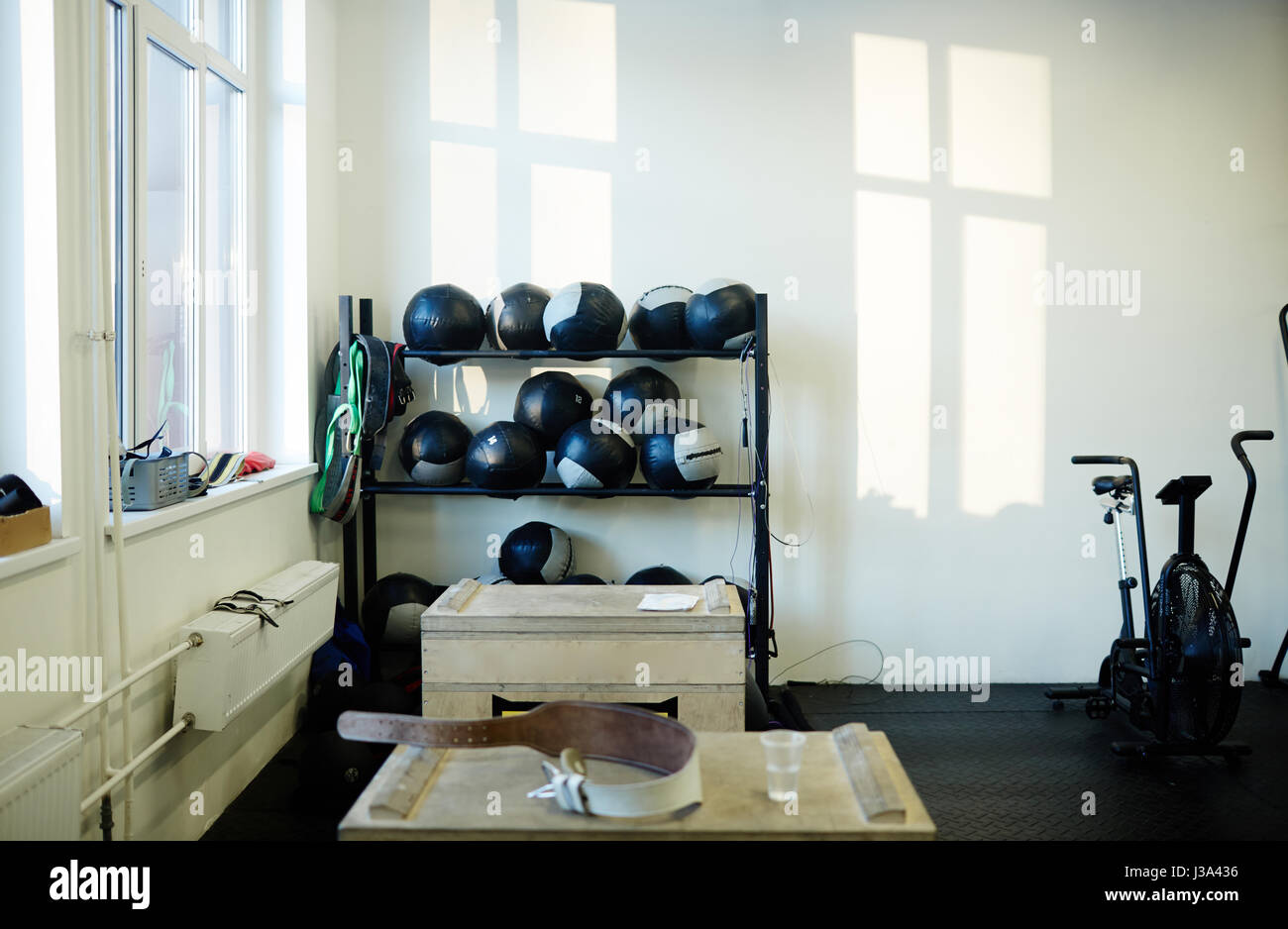 Gym Equipment Stock Photo Alamy