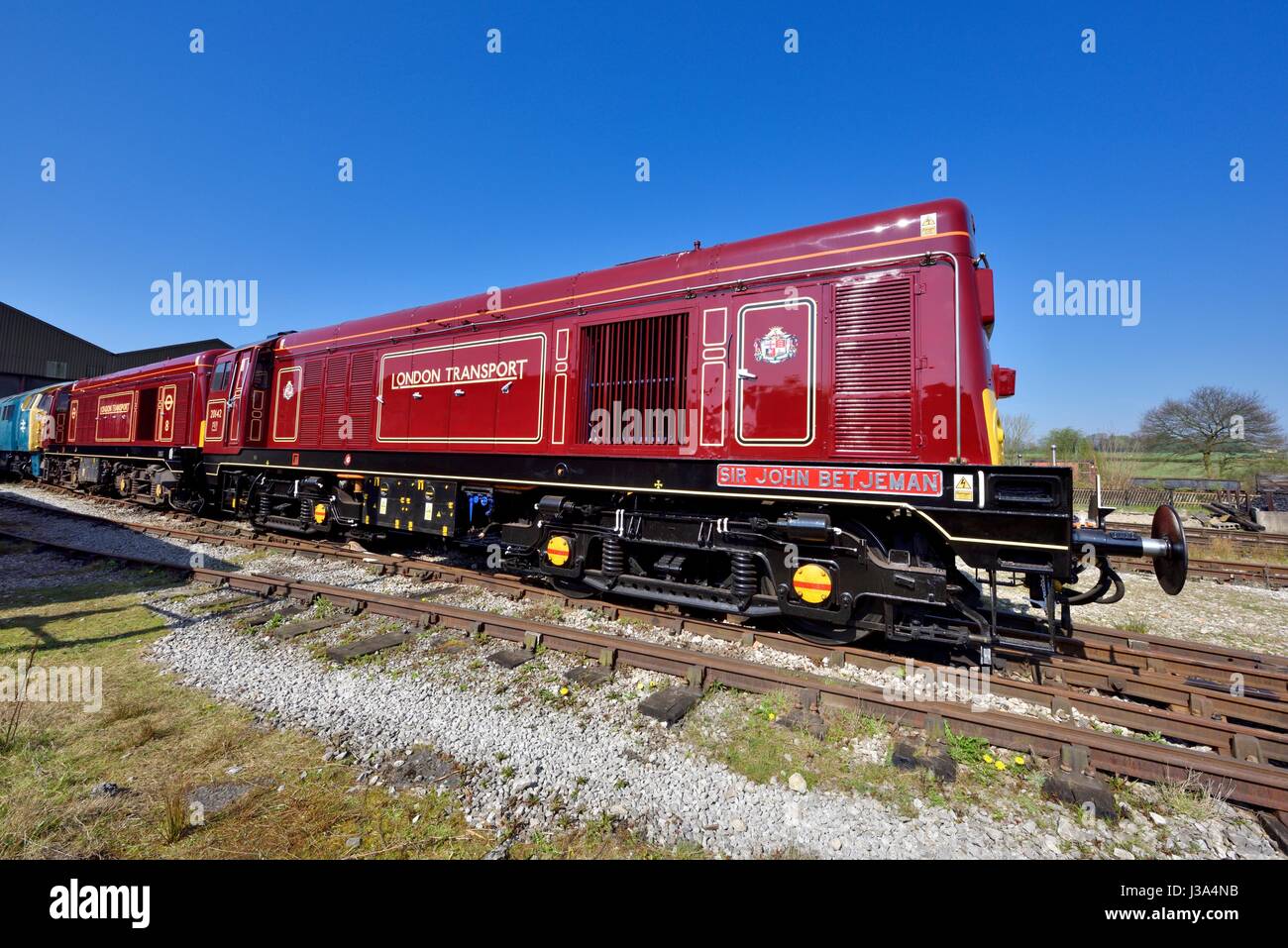 Class 20 Diesel locomotive in London Transport livery ...