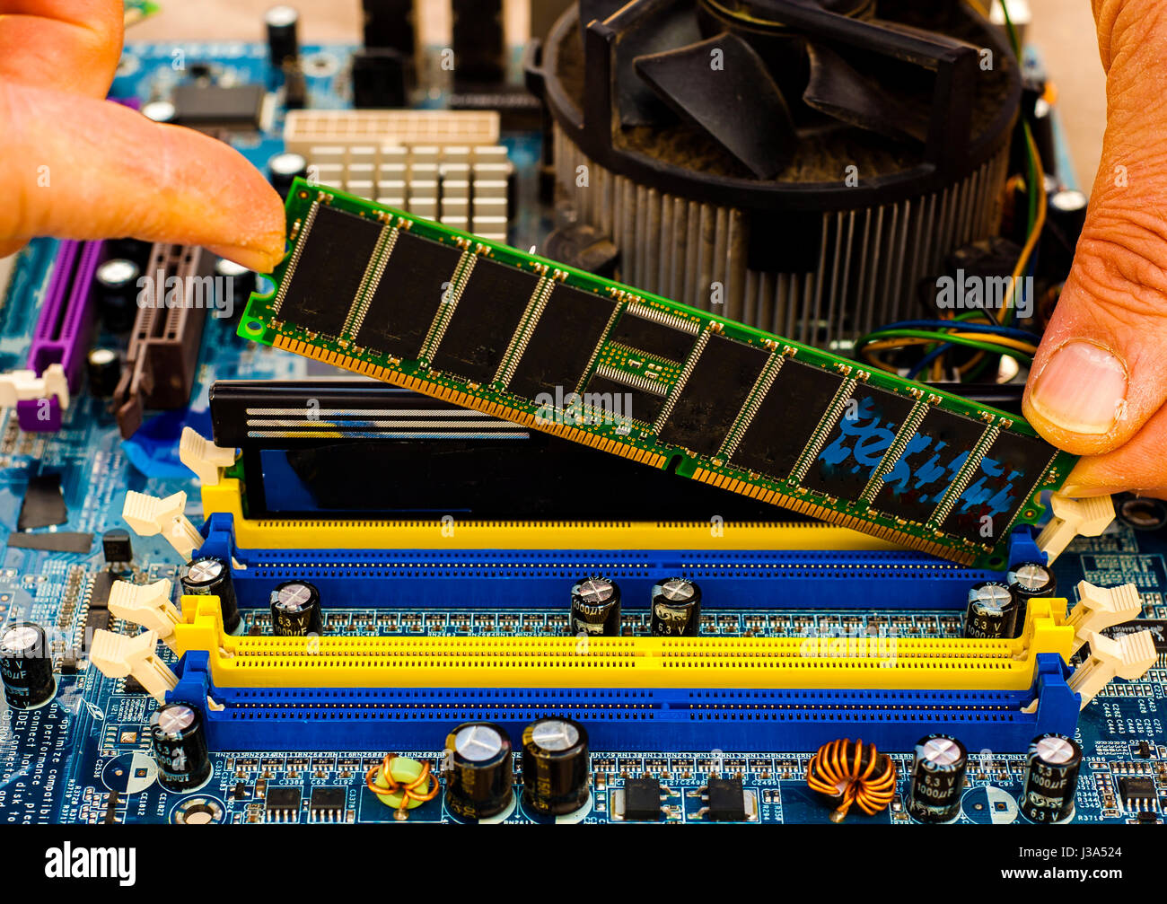 Ram slot hi-res stock photography and images - Alamy