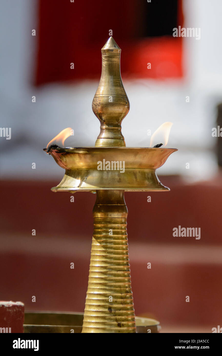 Incense burning at a traditional Theyyam festival a colourful ritual