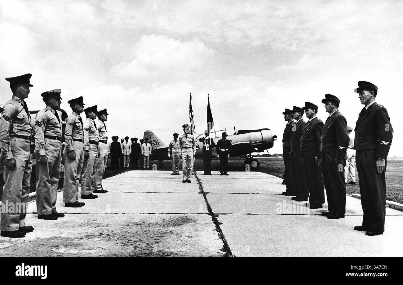 Handover of American equipment to the German Air Force Stock Photo Alamy
