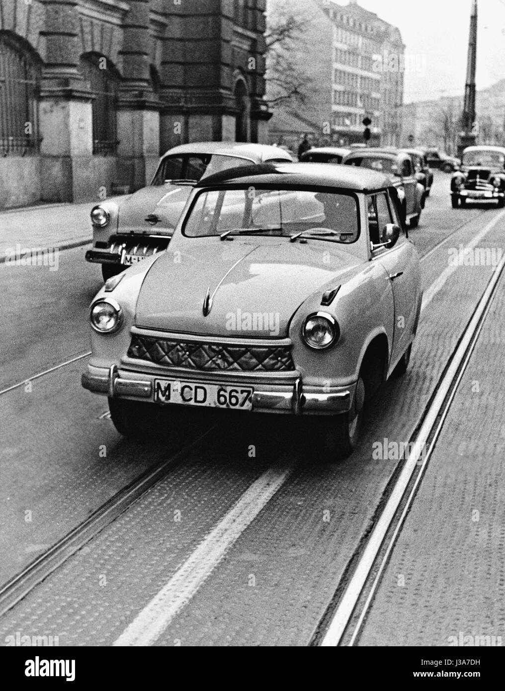 Small white city car Black and White Stock Photos Images Alamy