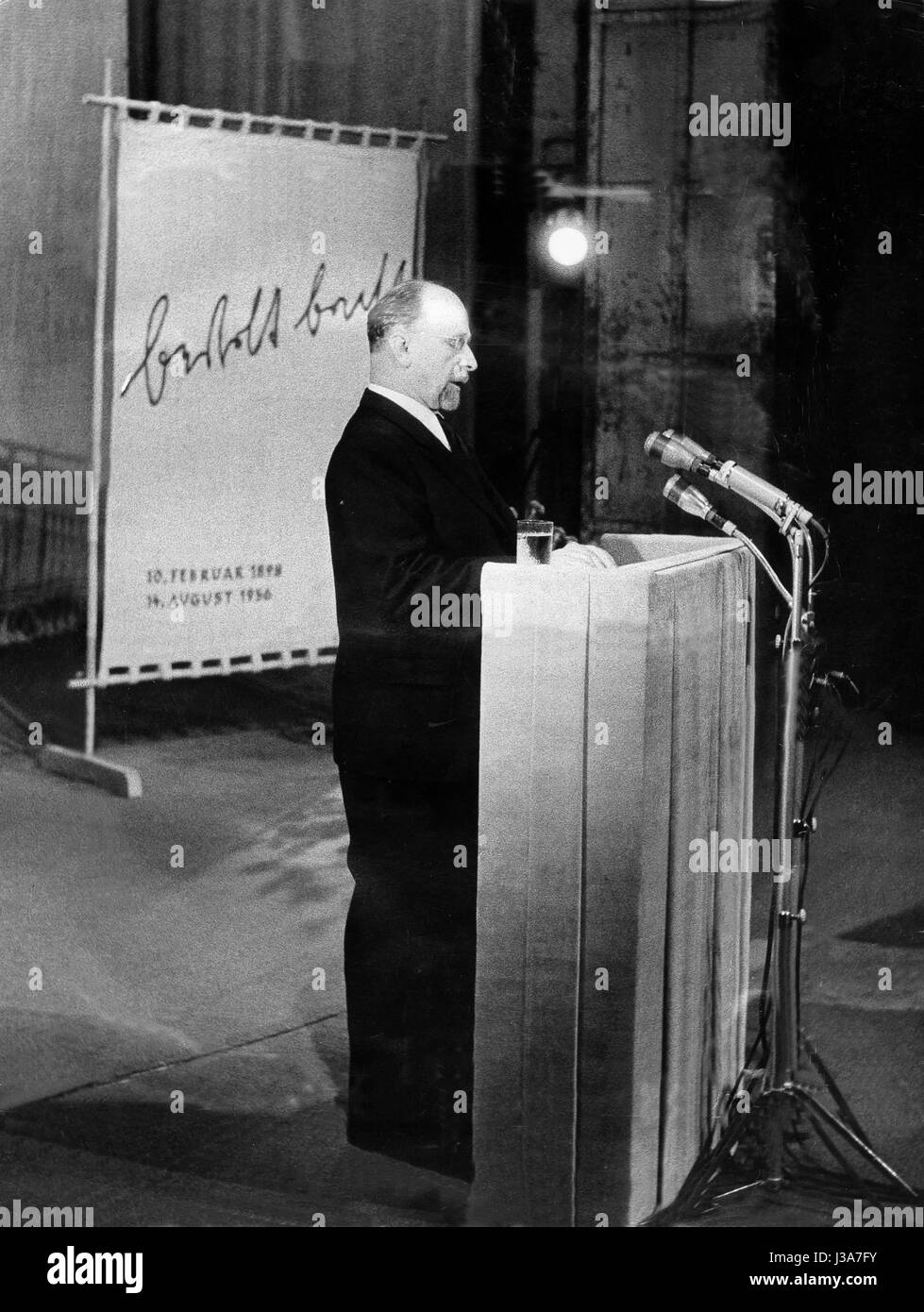 Walter Ulbricht, 1956 Stock Photo - Alamy
