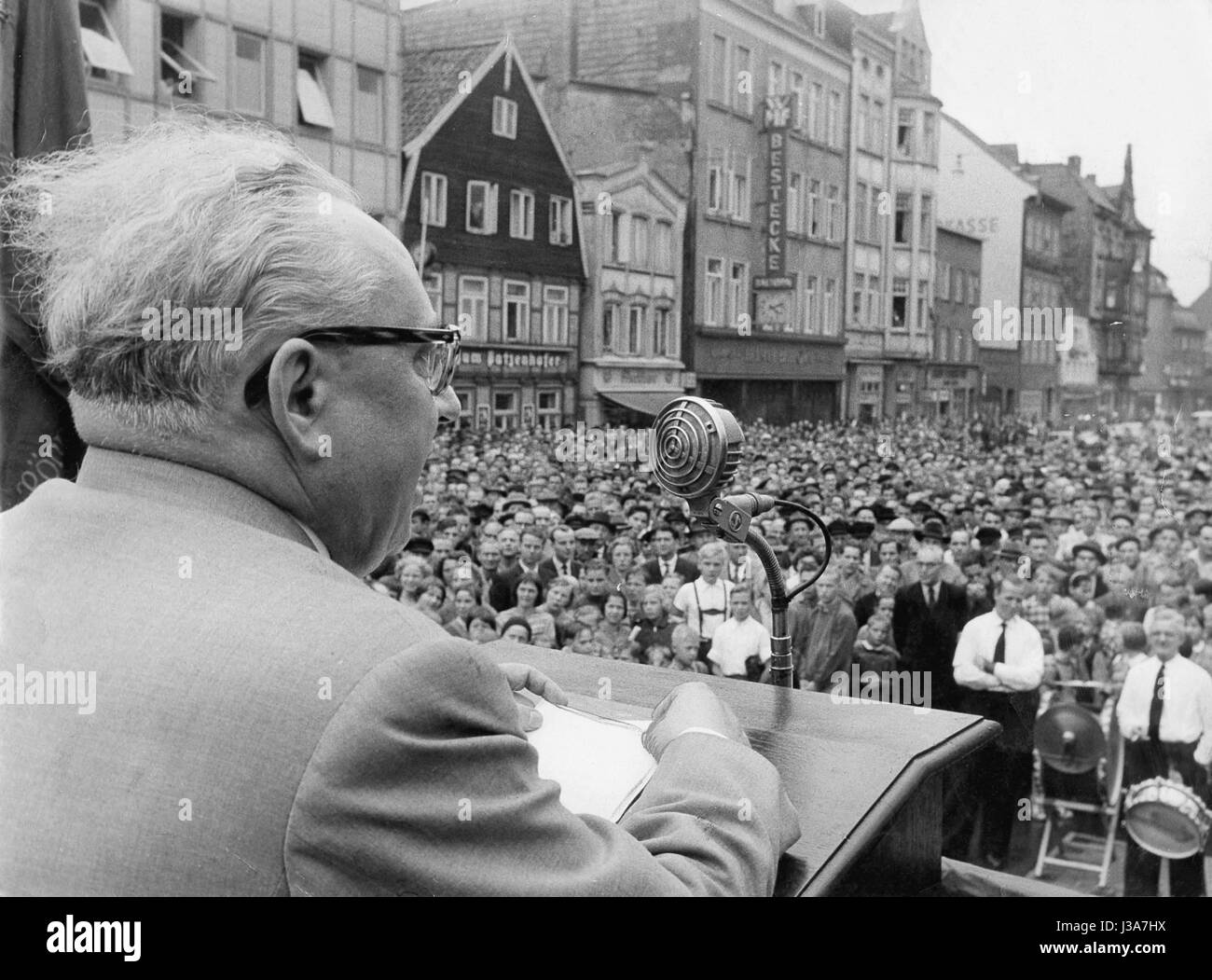 Erich Ollenhauer, 1961 Stock Photo Alamy
