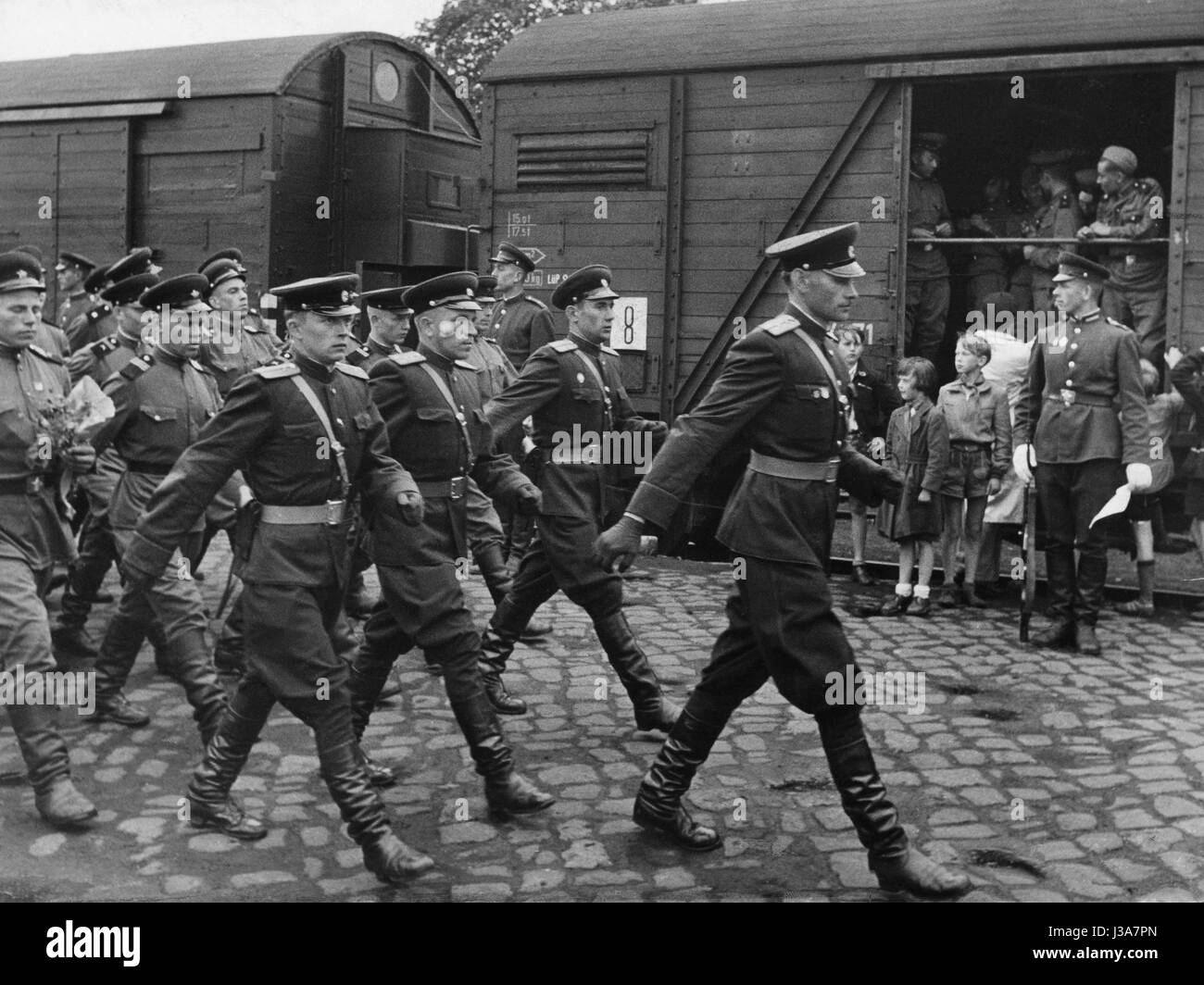 The russian railways Black and White Stock Photos & Images - Alamy