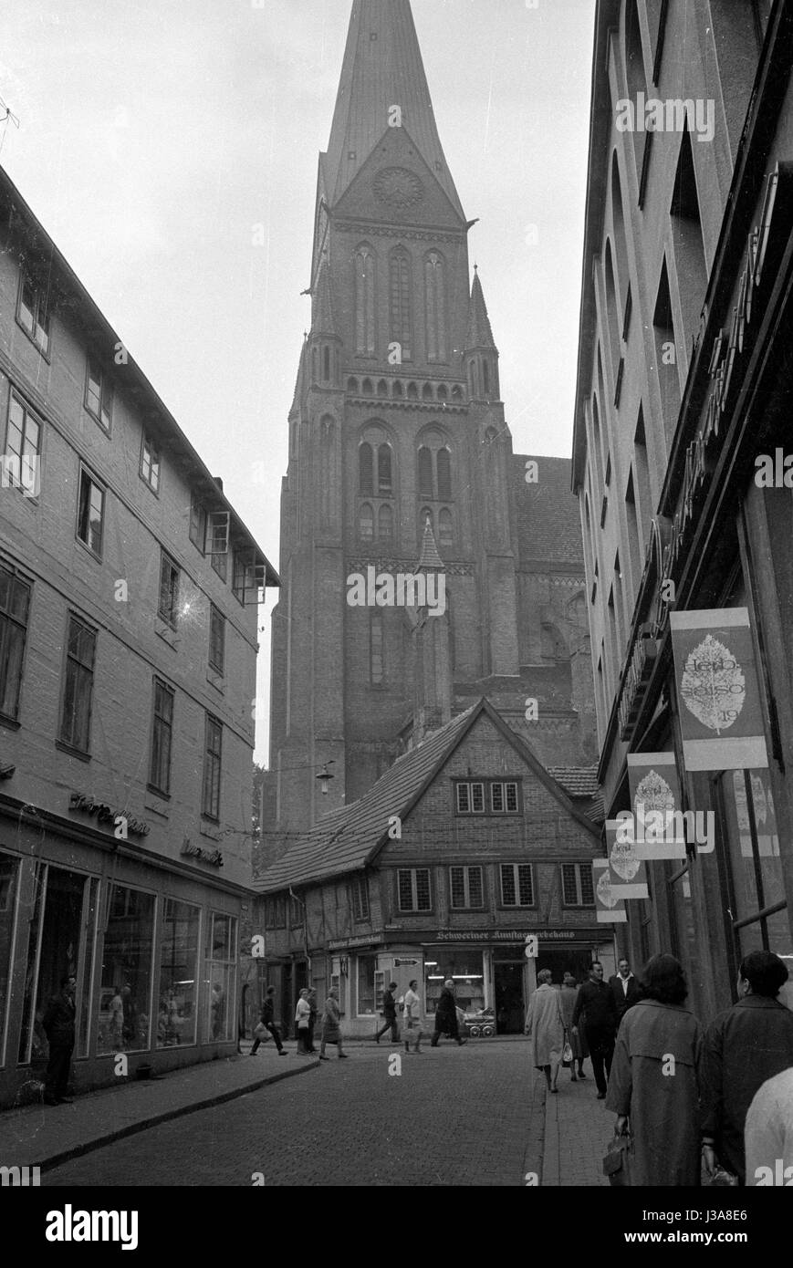The Schwerin Cathedral, 1963 Stock Photo - Alamy