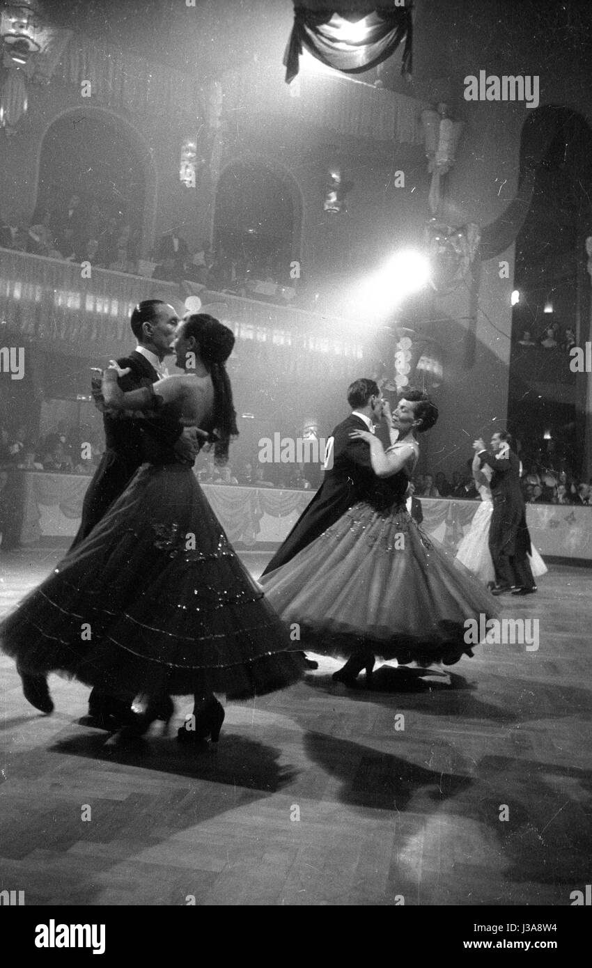 International dance competition in Munich, 1952 Stock Photo Alamy
