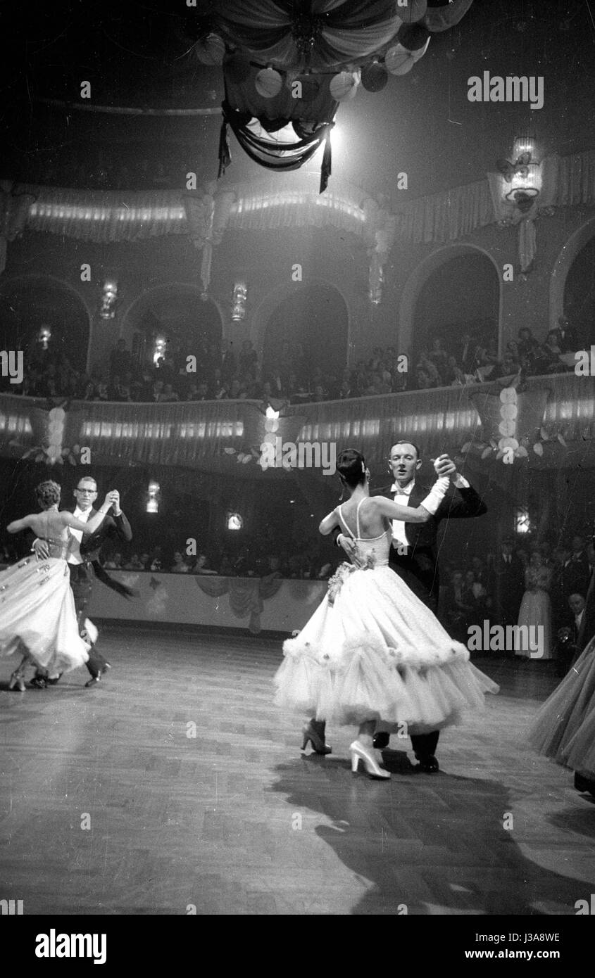 International dance competition in Munich, 1952 Stock Photo Alamy