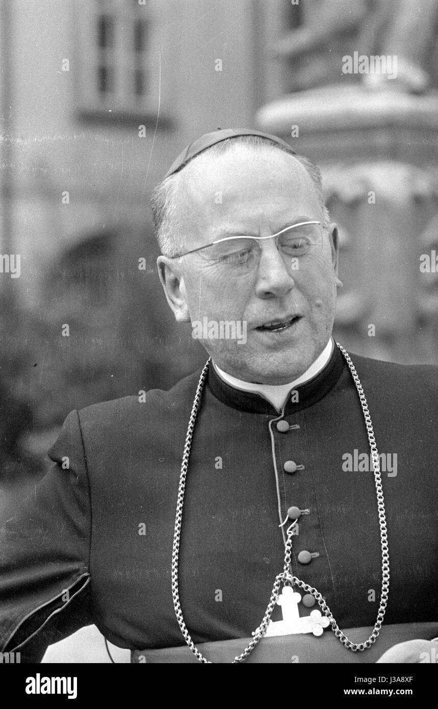 Cardinal Franz Koenig, 1963 Stock Photo