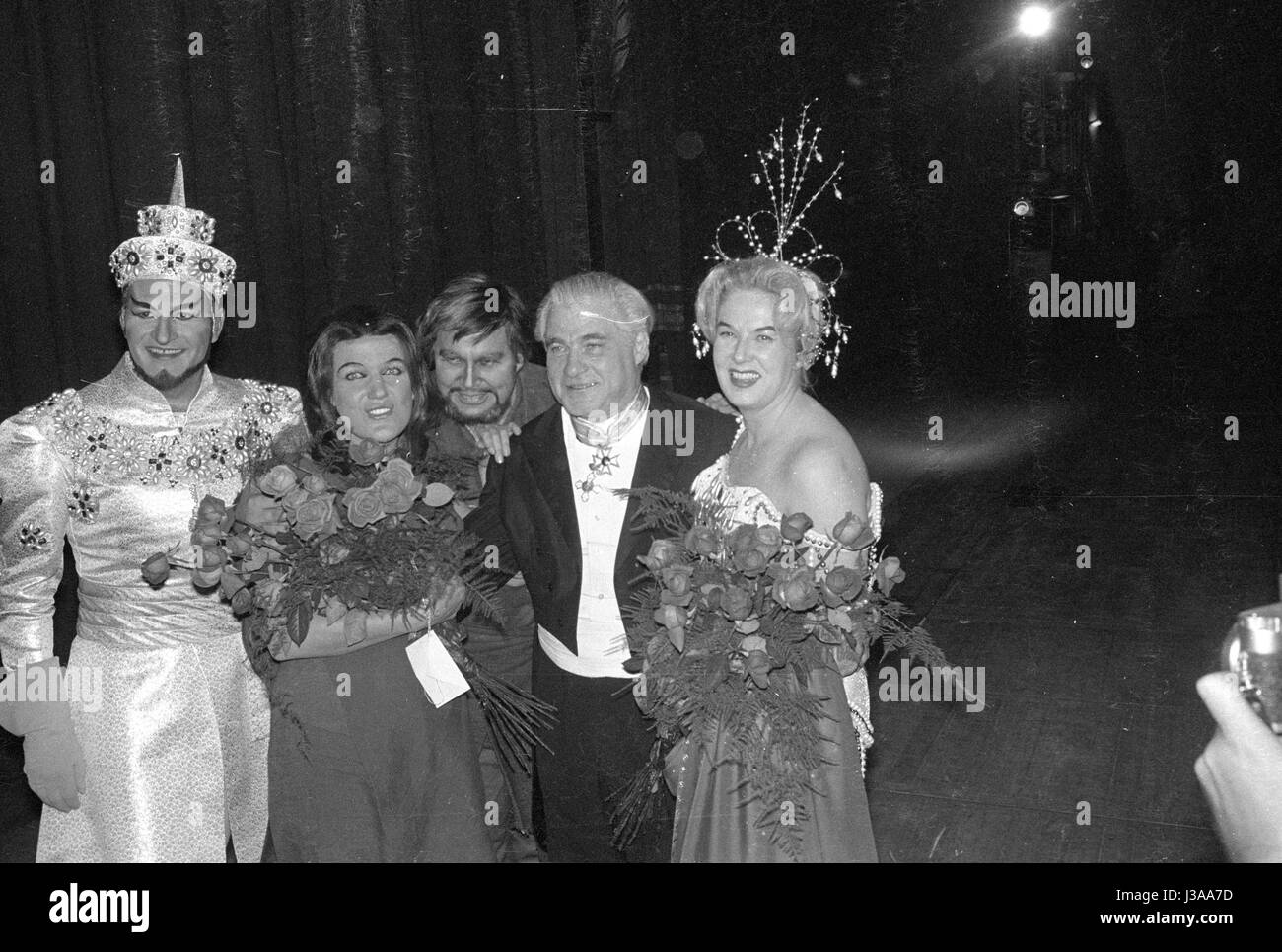 Joseph Keilberth at the reopening of the Munich National Theatre, 1963 Stock Photo