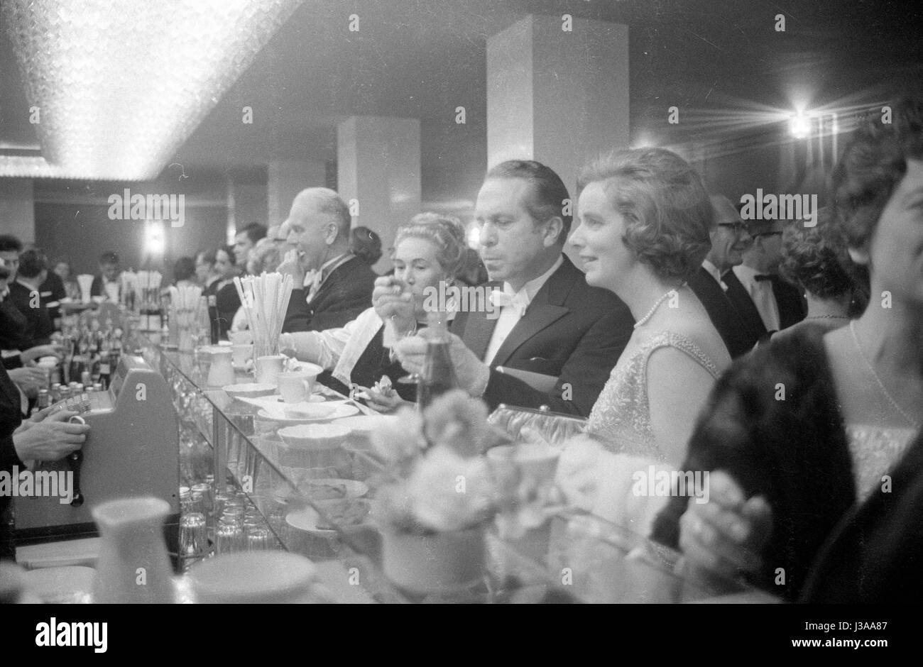 Reopening of the Munich National Theatre, 1963 Stock Photo
