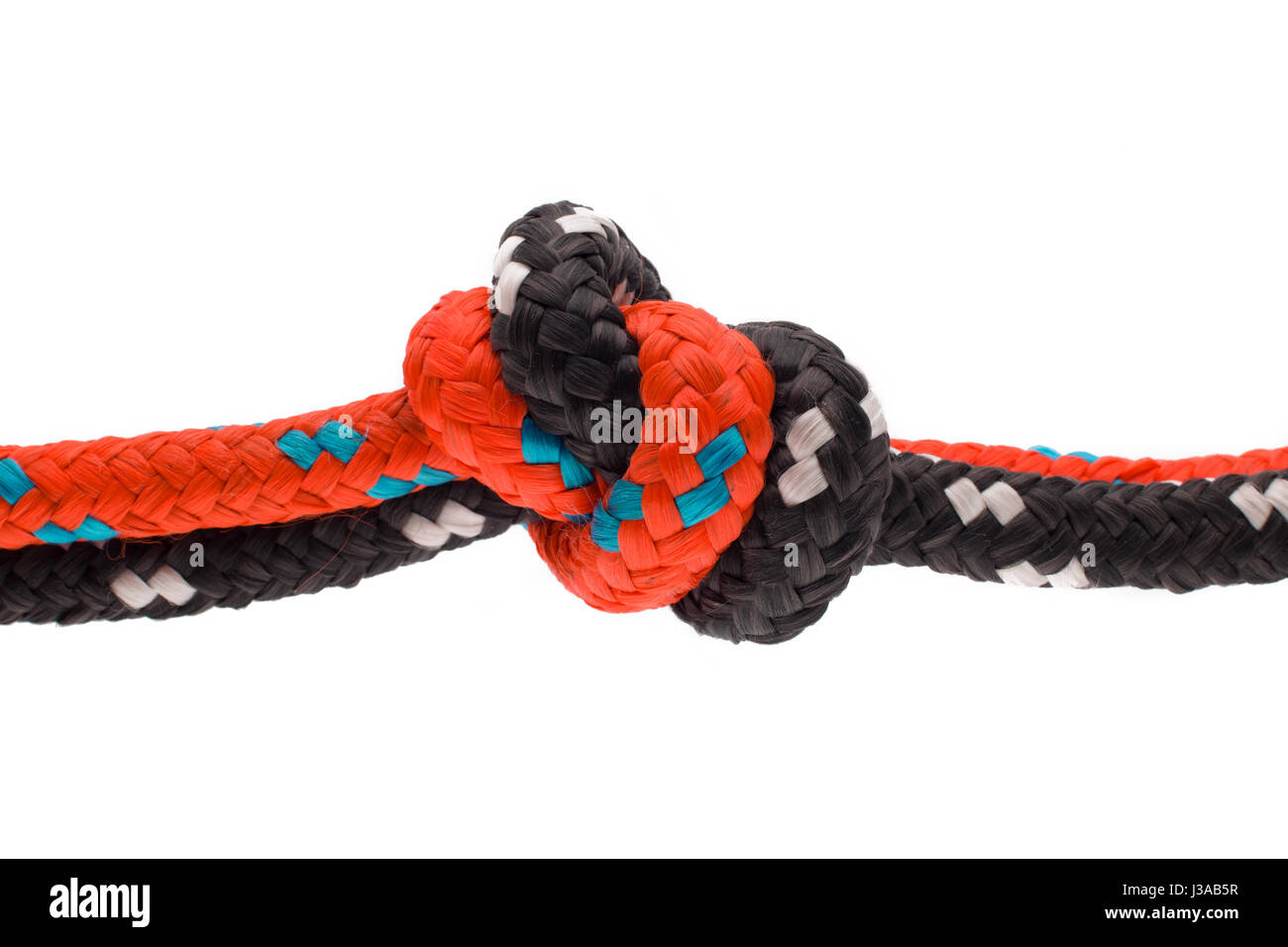Seil mit knoten -  Move between people Stock Photo