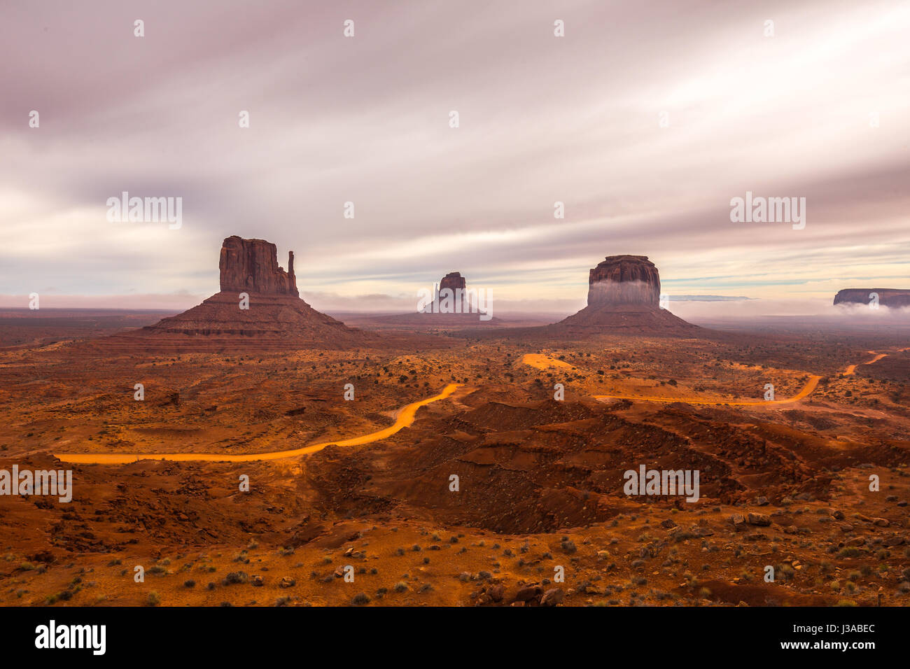 the monument valley Stock Photo