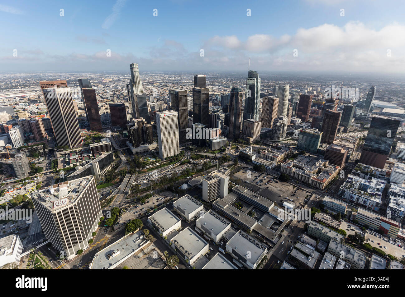 Los Angeles, California, USA - April 12, 2017: Aerial view of downtown Los  Angeles in Southern California Stock Photo - Alamy