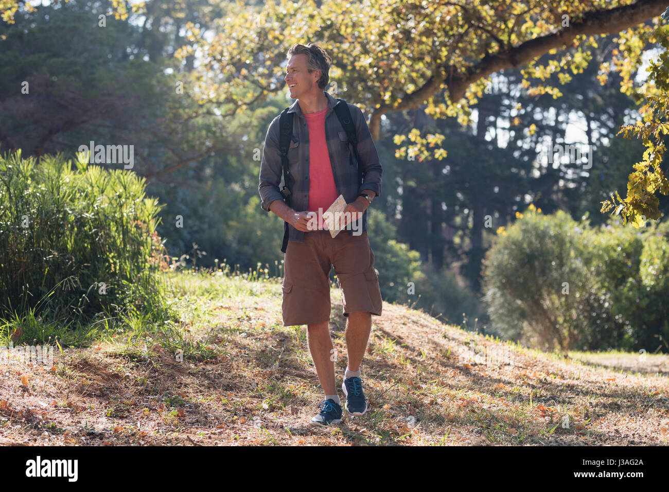 Mature male hiker in hi-res stock photography and images - Alamy