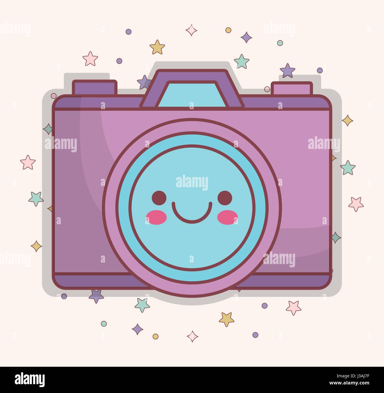 kawaii camera icon Stock Vector Image & Art - Alamy