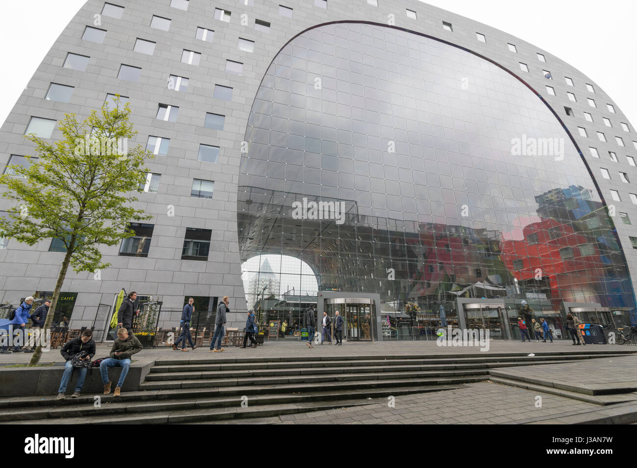 Modern architecture with monumental and multifunctional building ...