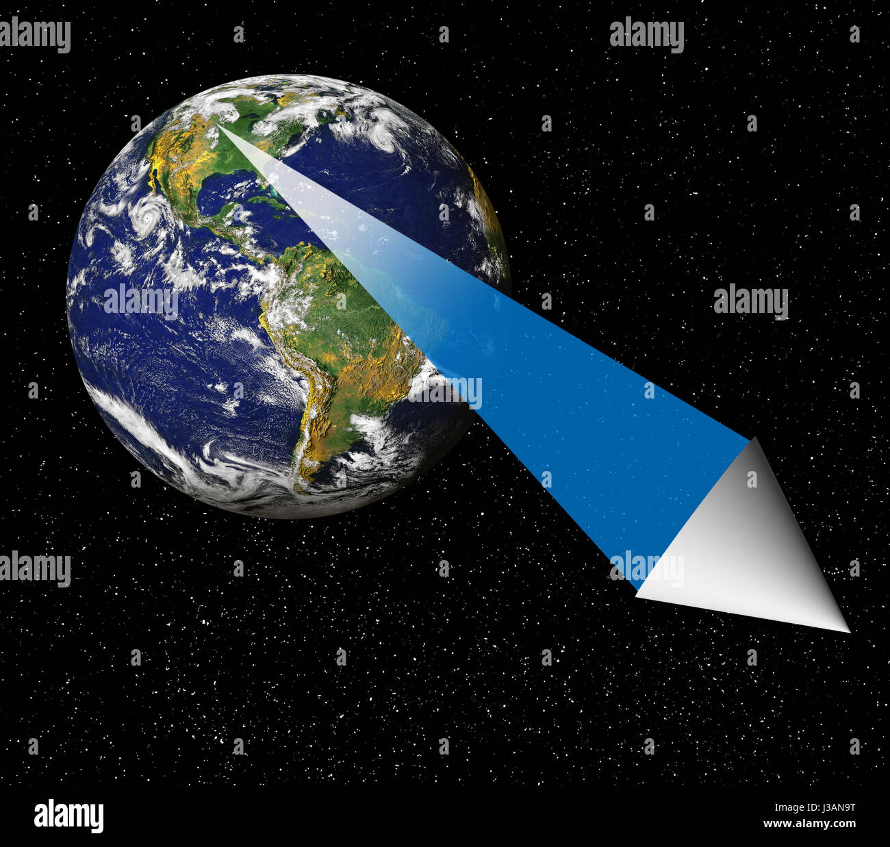 Nano starship. Stock Photo
