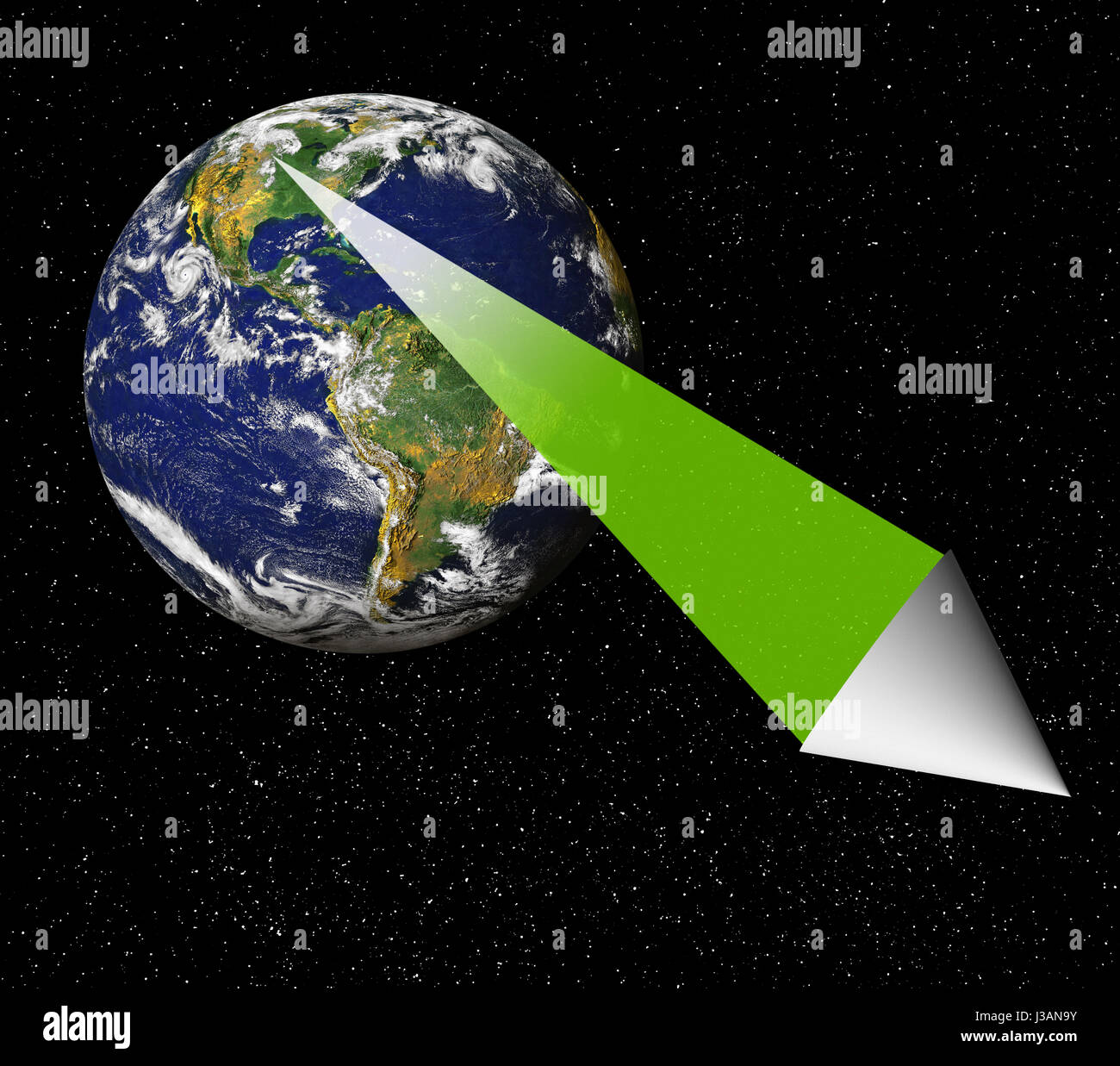 Nano starship. Stock Photo