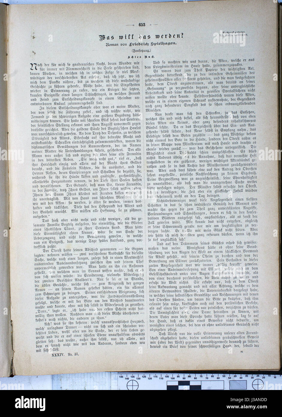 'Die Gartenlaube' was a popular German illustrated magazine published in 1886. Issue 653 features various cultural, social, and scientific topics from the late 19th century, providing a snapshot of the periodâ€™s intellectual and artistic landscape. Stock Photo