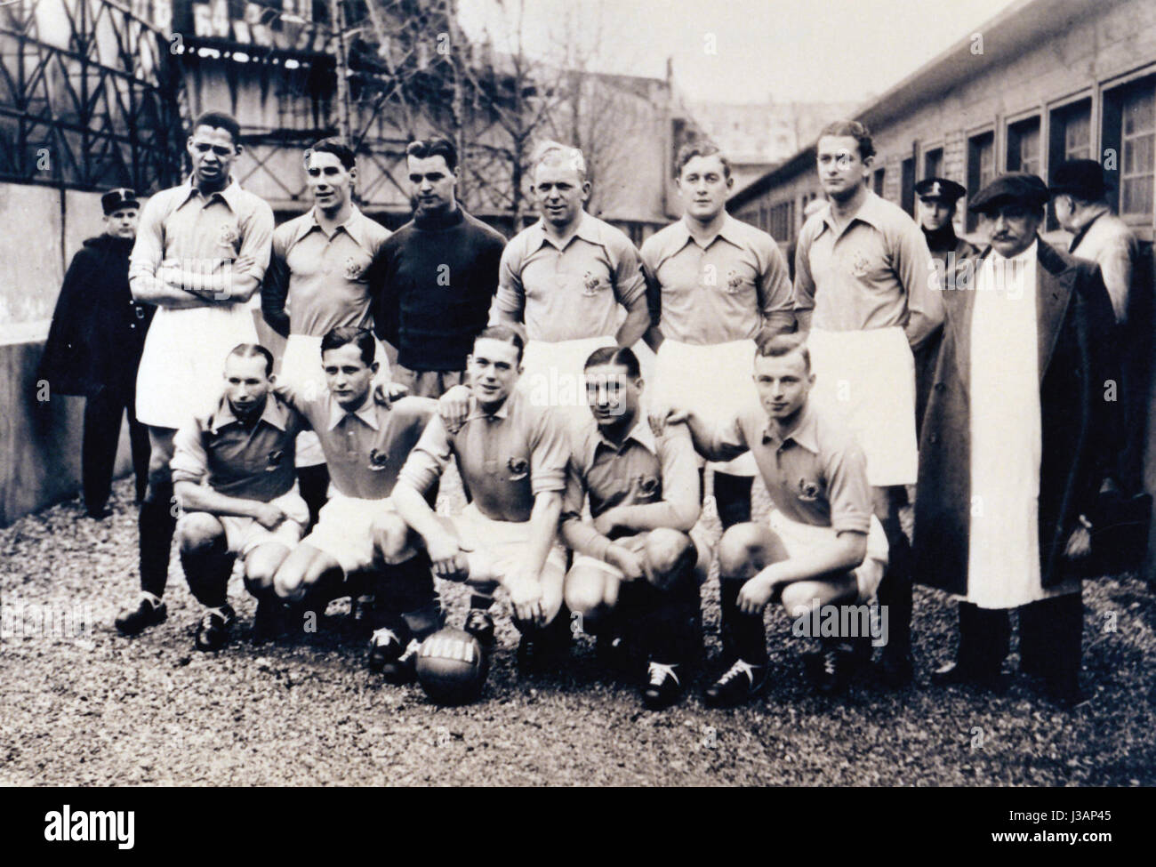 Equipe de France de Football 1937 Stock Photo