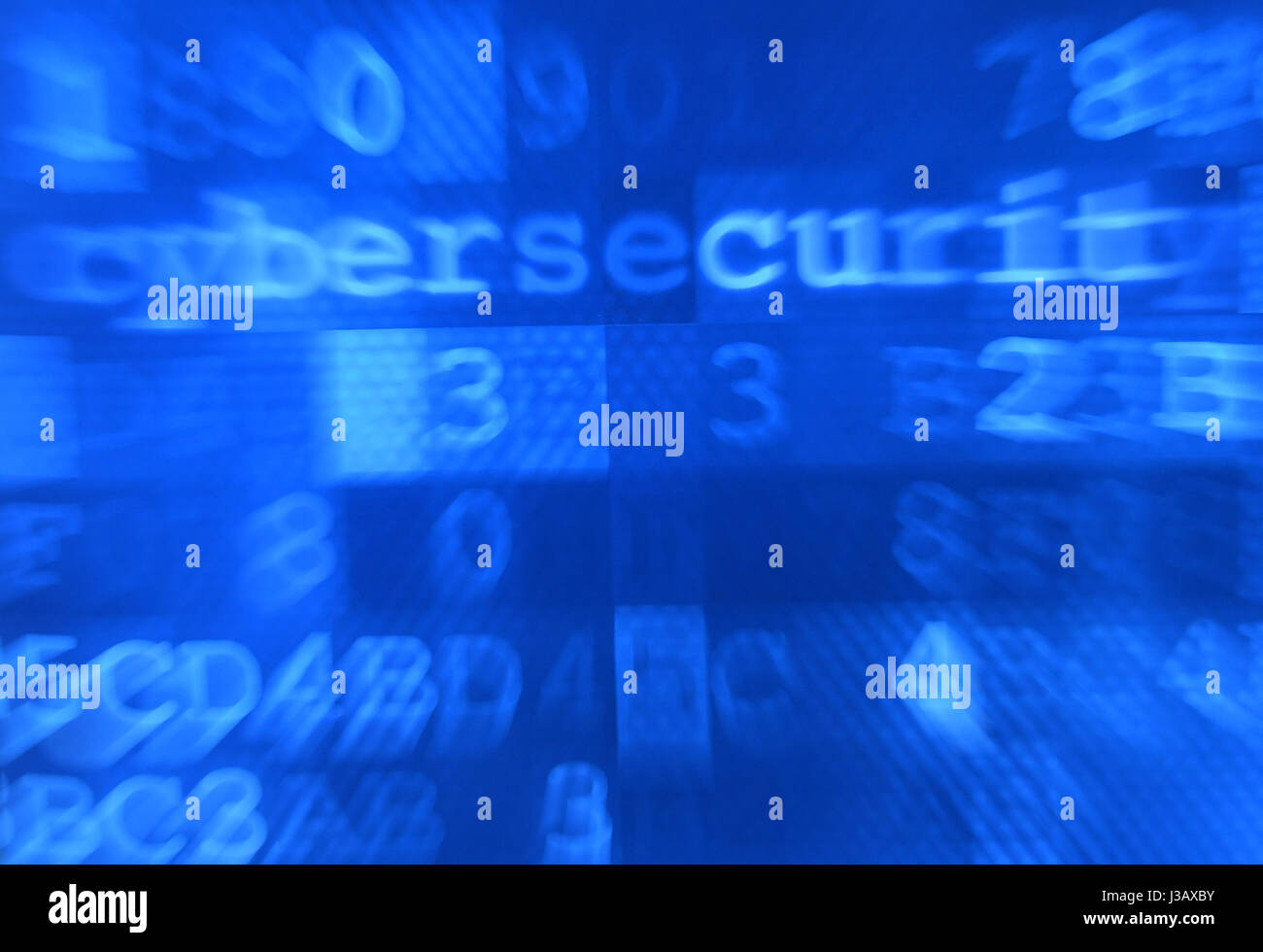 Potsdam, Germany. 4th May, 2017. ILLUSTRATION The word "Cybersecurity