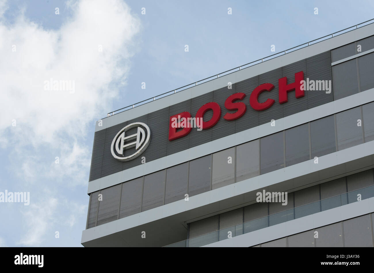 Renningen Germany 4th May 2017 The Bosch Logo At The Bosch