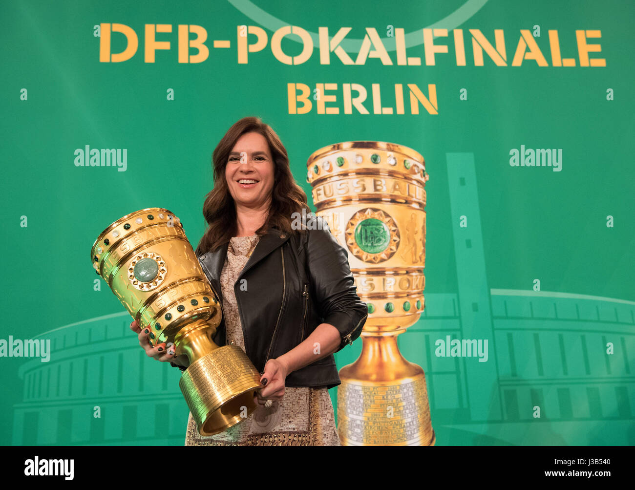 Berlin, Germany. 05th May, 2017. Former German figure skater Katarina