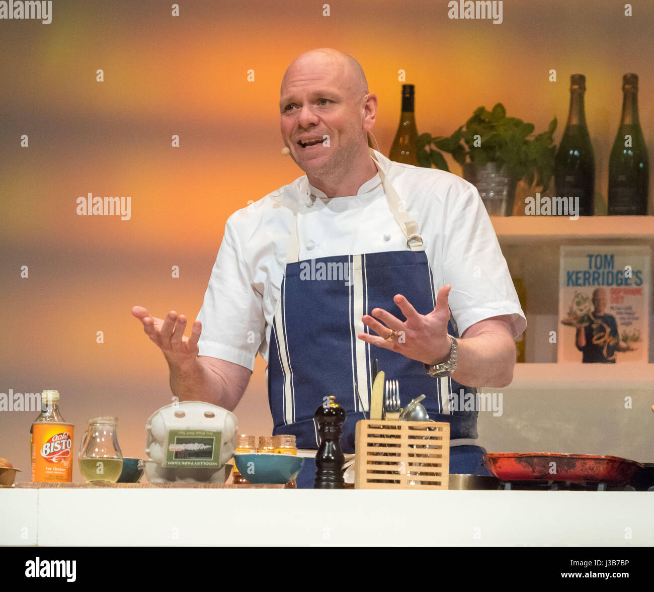 Harrogate, UK. 5th May, 2017. Tom Kerridge, TV presenter and Michelin ...