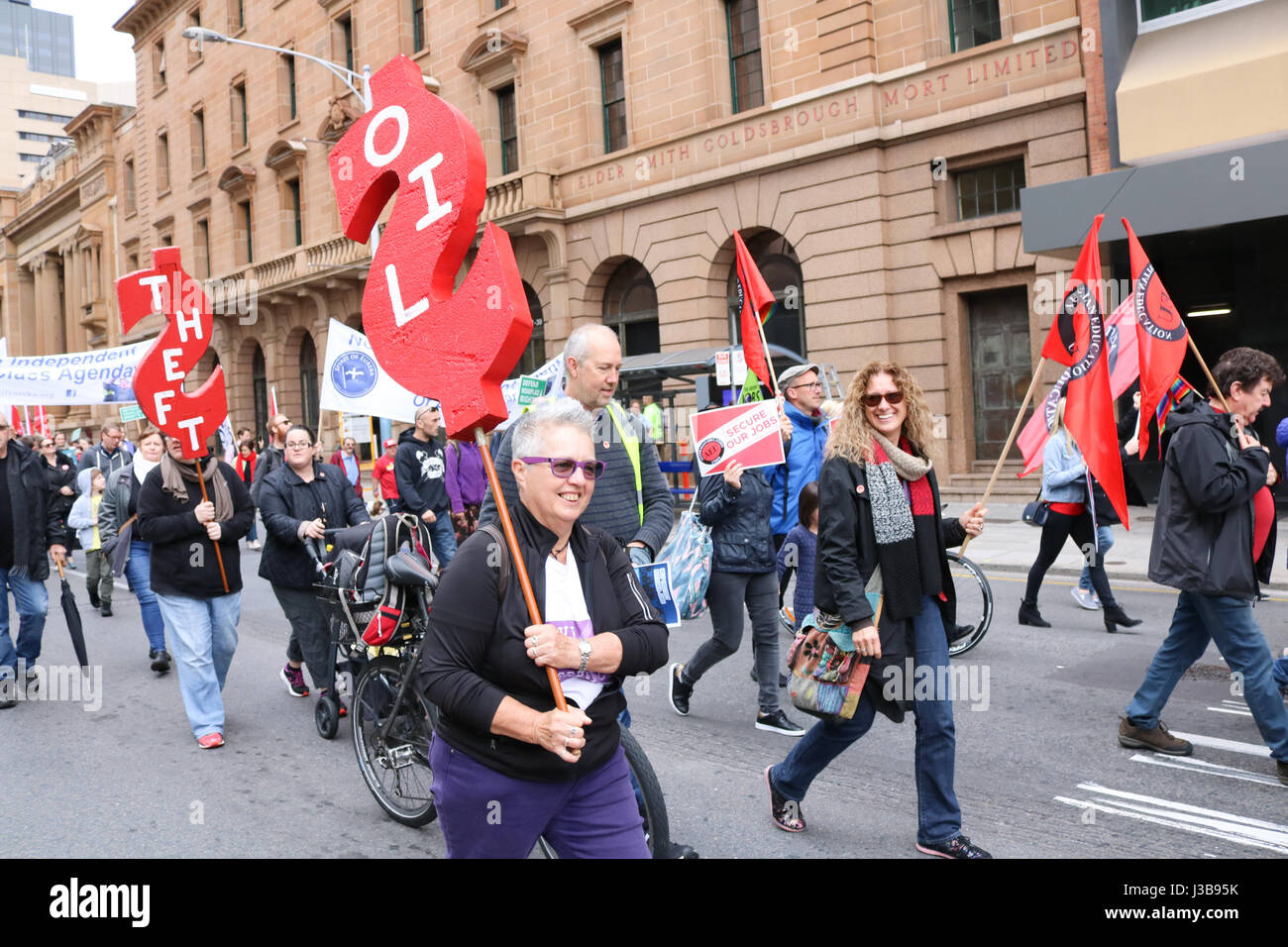 Adelaide, Australia. 6th May, 2017. Hundreds of people representing