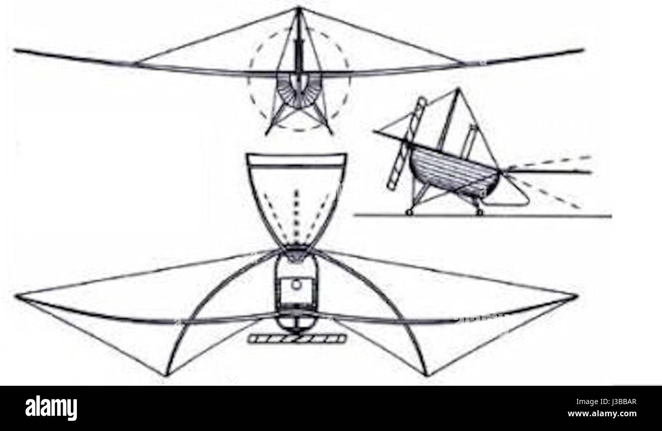Du Temple patent drawing 1874 Stock Photo