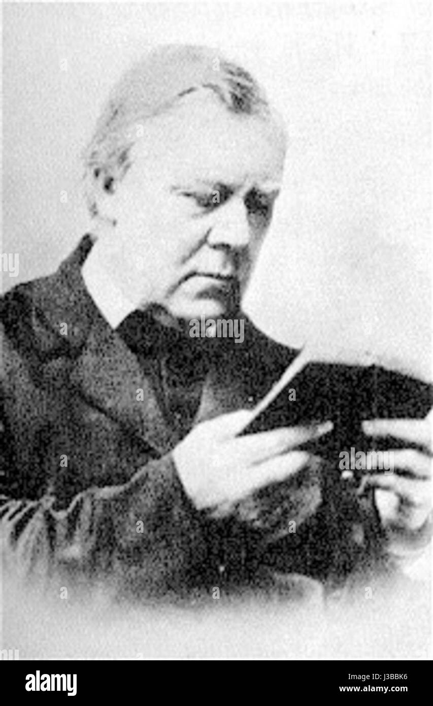 Edward Caswall was a 19th-century English clergyman, poet, and hymn writer, known for his contributions to religious literature and music during the Victorian era. Stock Photo