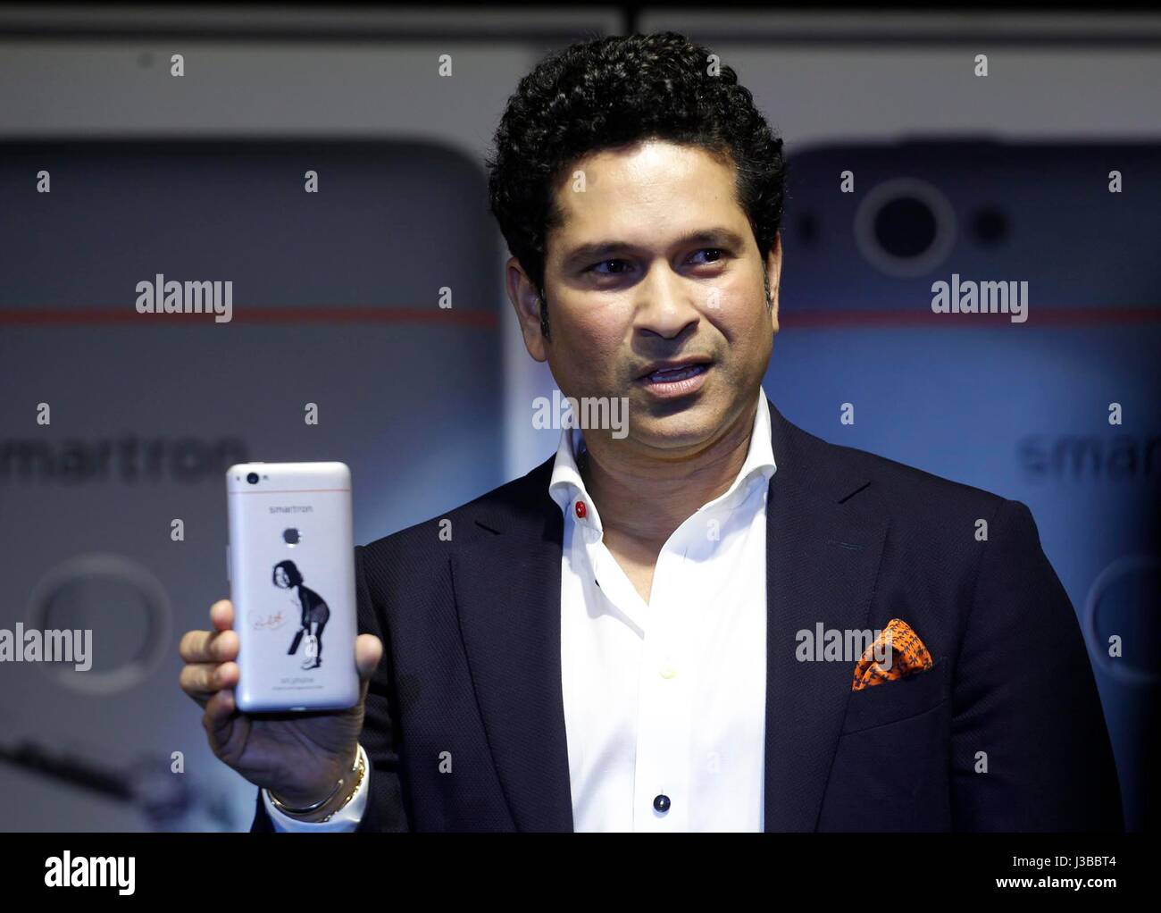 New Delhi, India. 03rd May, 2017. Former Indian cricketer Sachin
