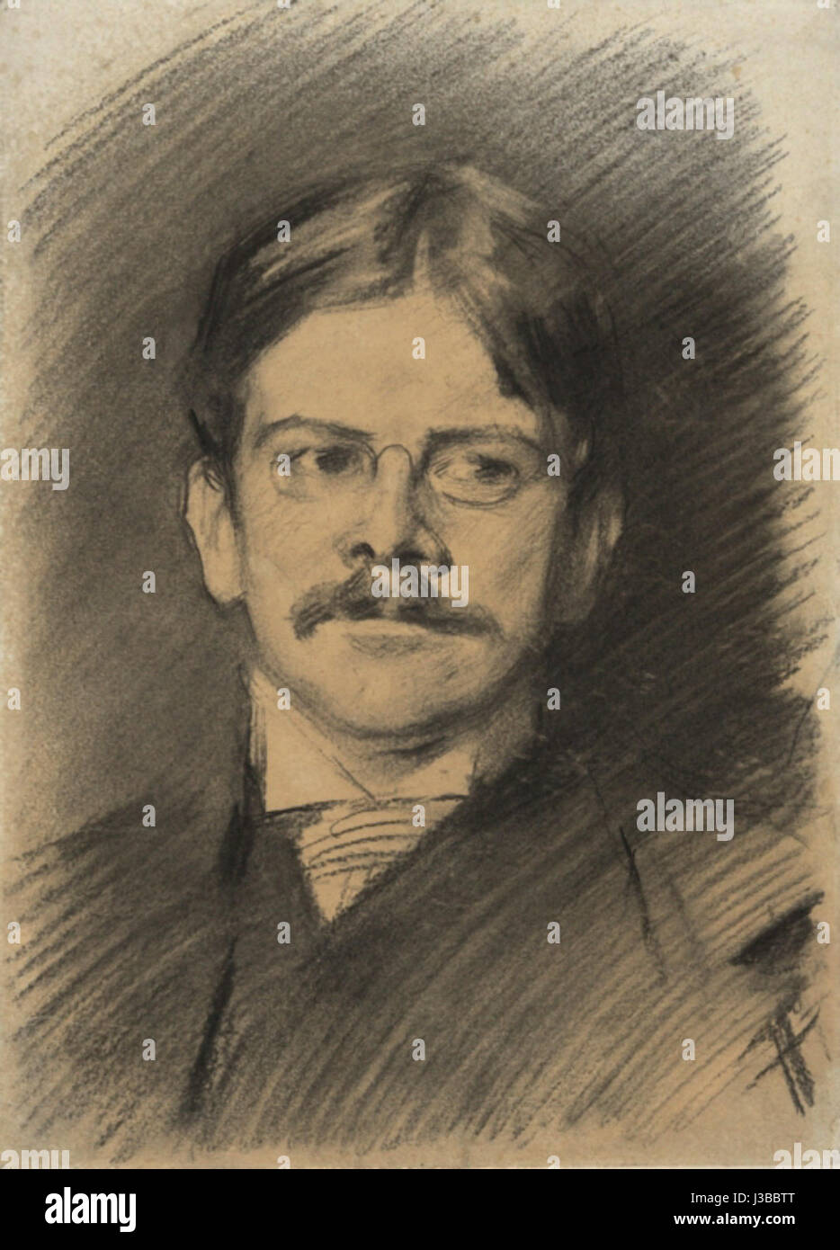 Edward Austin Abbey by John Singer Sargent Stock Photo