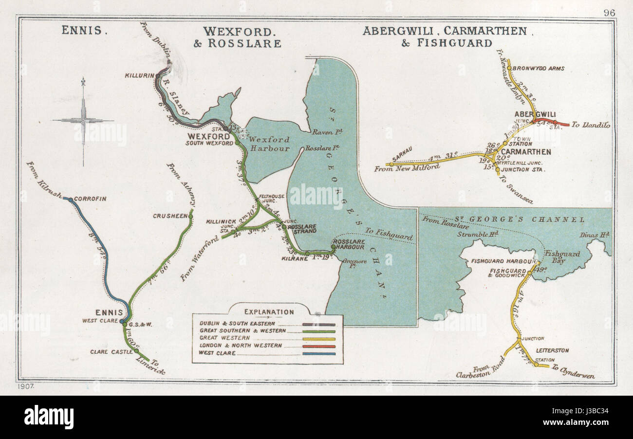 Map of ennis hires stock photography and images Alamy
