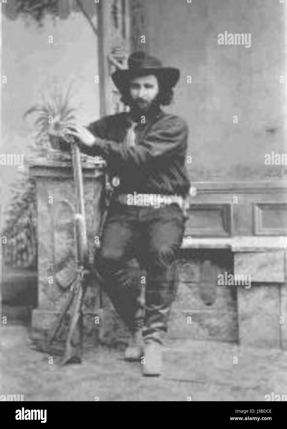 Ed Schieffelin in Tombstone year 1880 Stock Photo